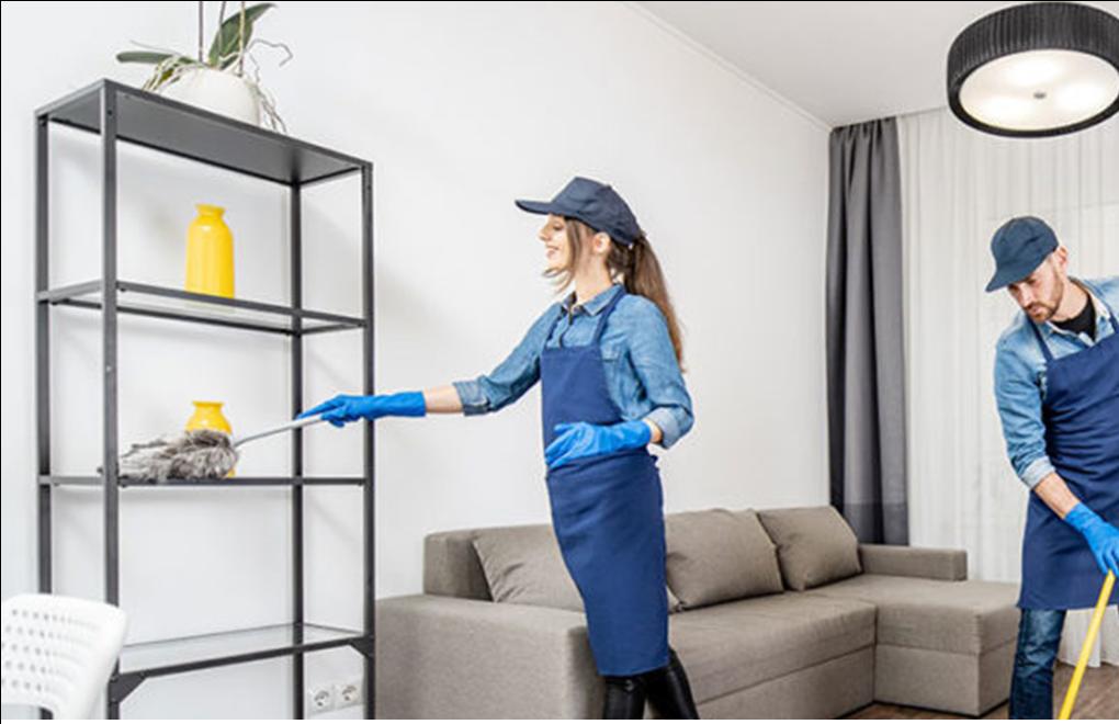 cleaning service dust furniture